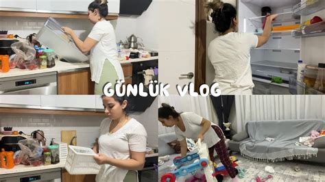 GÜNLÜK VLOG sessiz vlog temizlik vlog buzdolabını temizledim ve