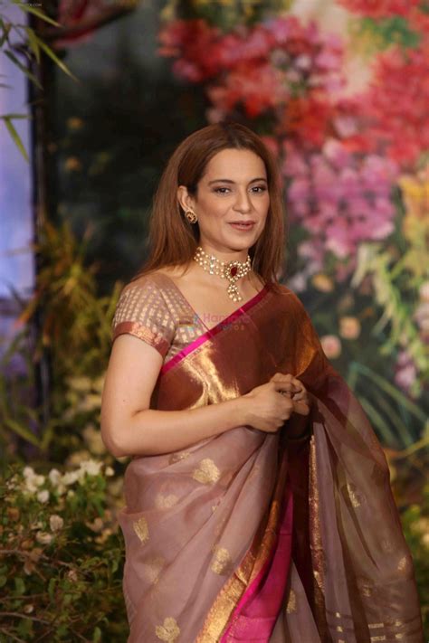 Kangana Ranaut At Sonam Kapoor And Anand Ahujas Wedding Reception On