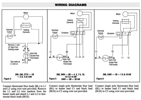 Electric Baseboard Heater With Thermostatwiring Diagram