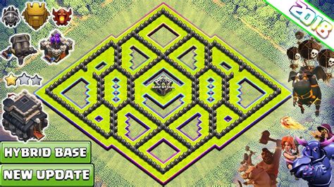 New Town Hall Trophy Farming Base Th Hybrid Farm Base Th