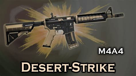 Desert Strike M4A4 StatTrak Stickers Skin Preview FN MW FT WW BS YouTube