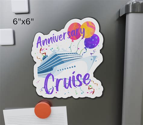 Anniversary Cruise Door Magnet Anniversary Cruise Magnet Anniversary