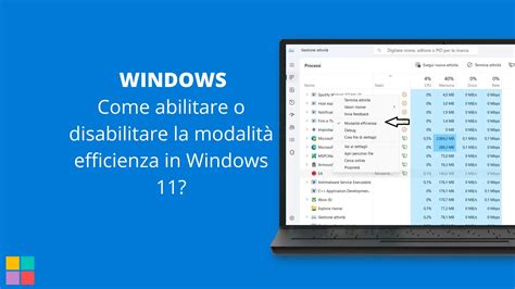 Come Abilitare O Disabilitare La Modalit Efficienza In Windows