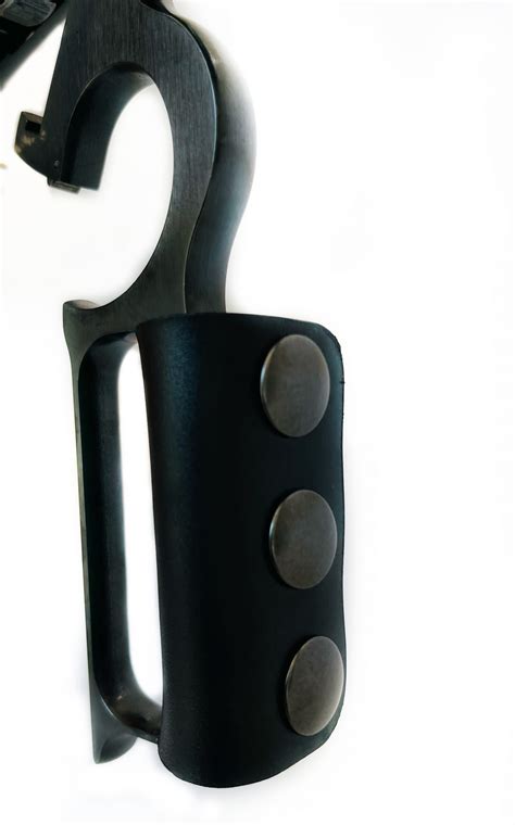 Black Underlever Rifle Wrap Leather