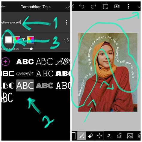 Cara Edit Foto Tulisan Aesthetic Untuk Instagram Picsart Tutorial