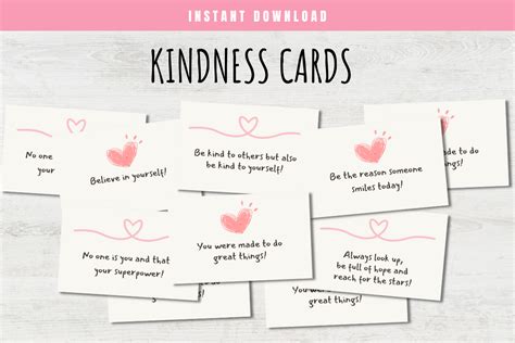 Kindness Cards Graphic by The Mindful Family · Creative Fabrica