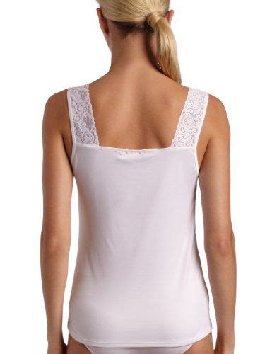 Cinema Etoile Womens Square Neck Cami White X Large Square Neck