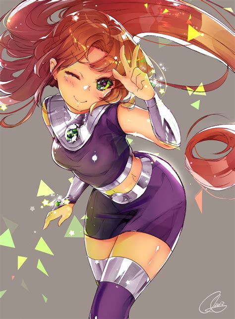 Starfire By Cyuute On Deviantart