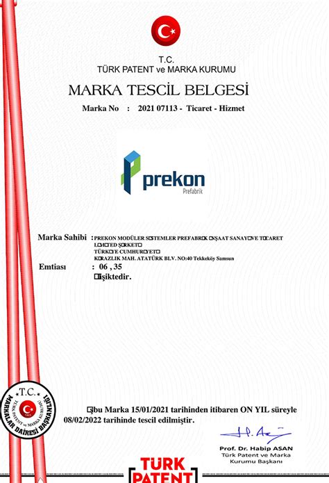 Belgelerimiz Prekon Prefabrik