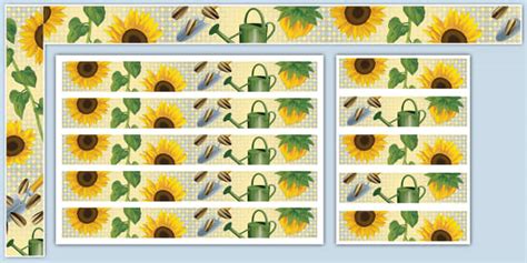 Sunflower Themed Display Border KS1 L Enseignant A Fait