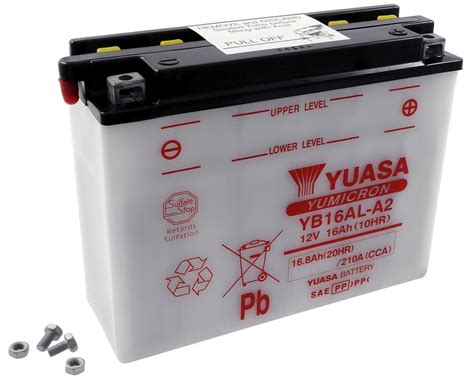 Batterie YUASA YB16AL A2 16Ah Yamaha XV700 VMX1200 CF300 Ducati SS