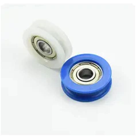 Plastic Pom Coated Ball Bearing Sliding Roller Wheel For Sliding Door