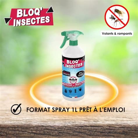 R Pulsif Spray Bloq Insectes L Anti Insectes Volants Et Rampants