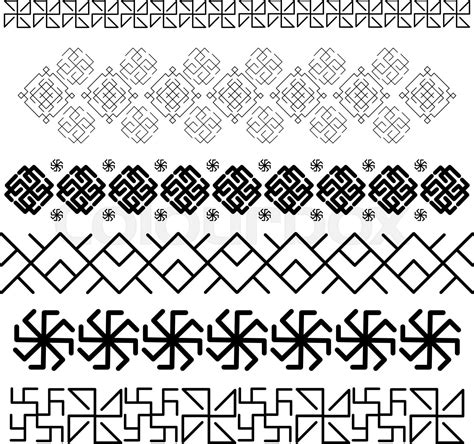 Slavic ornaments | Stock vector | Colourbox