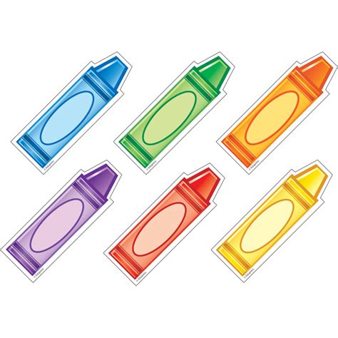 Crayons Mini Accents Tcr62664 Teacher Created Resources