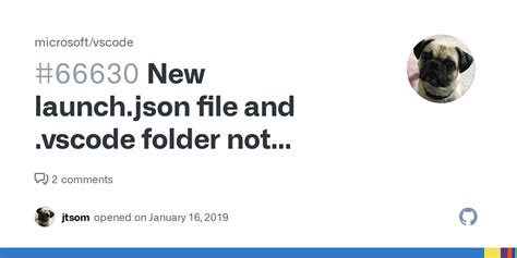 New Launch Json File And Vscode Folder Not Showing In File Tree · Issue 66630 · Microsoft