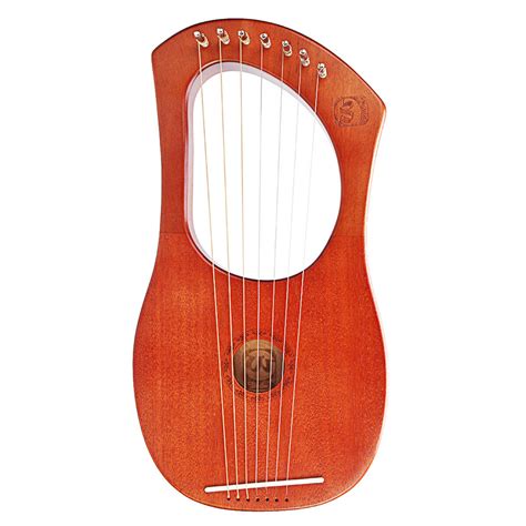 Walter Wh 05 7 String Mahogany Wood Iyre Harp With Bag Tunning Tool