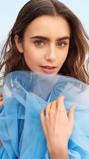 Lily Collins Close Up Beautiful 4k Hd Phone Wallpaper Rare Gallery