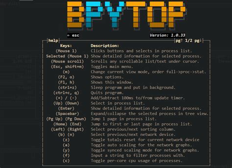 Bpytop Linux Freebsd