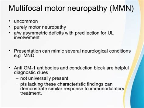 Multifocal motor neuropathy