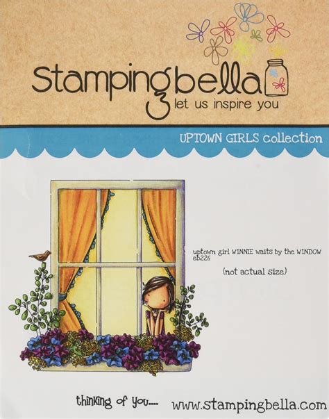 Amazon Stamping Bella Uptown Girl Peeking Out The Window Cling