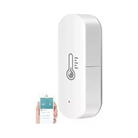 Sensor De Temperatura E Umidade Zigbee Tuya Smart Mercadolivre