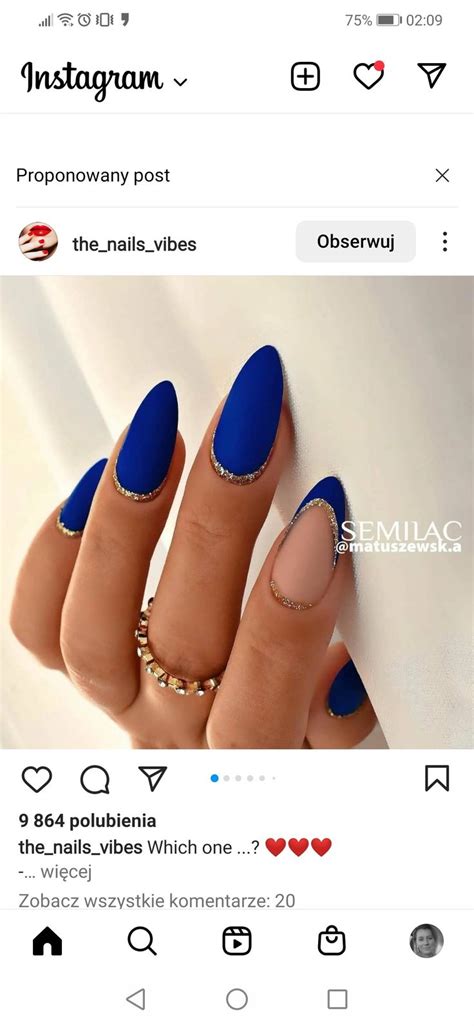 Pin By Veronica Araneda On Guardado Rápido In 2024 Sapphire Nails