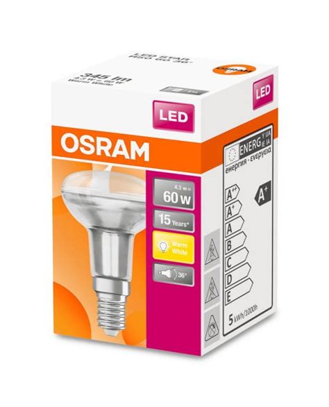 OSRAM E14 LED Strahler STAR R50 36 4 3W Wie 60W 2700K