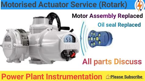 Motorised Valve Actuator Service Rotark Actuator Motor Replaced