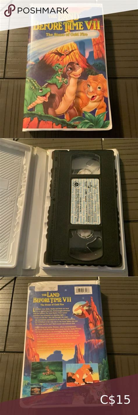 The Land Before Time Vii The Stone Of Cold Fire Vhs Land Before Time