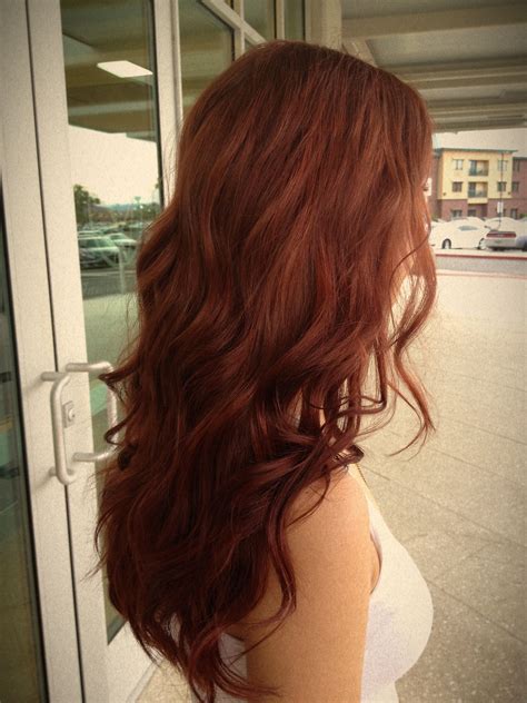 Natural Dark Auburn Hair Color