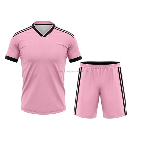 Wholesale Men Soccer Uniform Kit Set Custom Sublimation Sports Accept