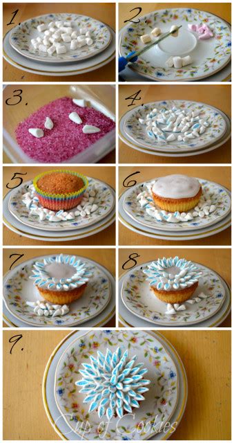 Cupcake Tutorials Marshmallow Flowers Cakesdecor