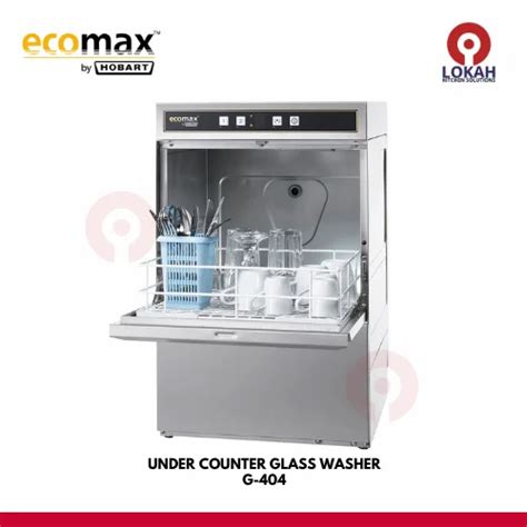 Hobart Glass Washer Ecomax G 404 Capacityplace Setting 12 Installation Type Freestanding