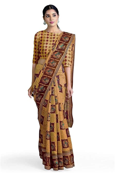 Geometric Printed Pure Georgette Saree With Blouse At Rs 645 00 Piece