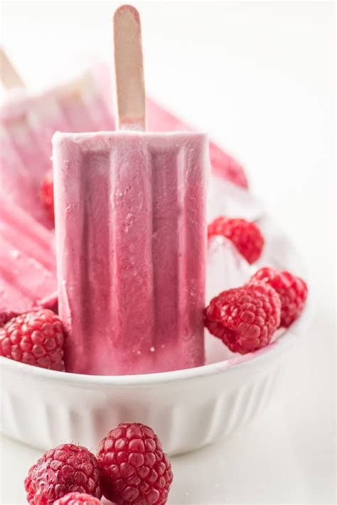 Homemade Raspberry Ripple Ice Cream Bars Low Carb Sugar Free