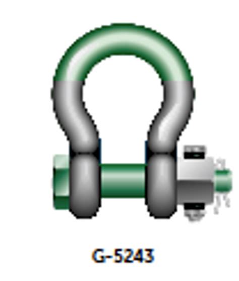 Green Pin Super® Bow Shackle Fn