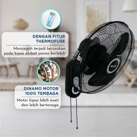 Jual Sekai Kipas Dinding WFN 1627 Plastic Wall Fan 16 Inch Shopee