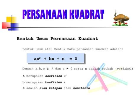 Bab 1 Persamaan Kuadrat Ppt Free Download