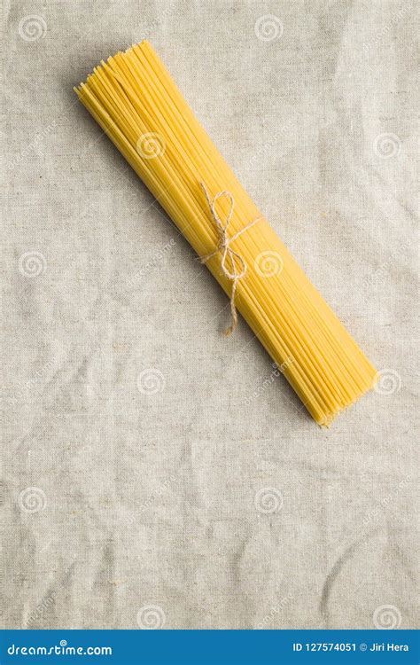 Uncooked Spaghetti Pasta Stock Image Image Of Restaurant 127574051