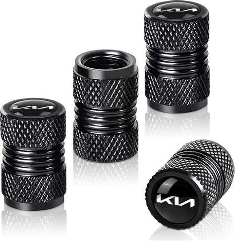 Amazon Pcs Black Metal Car Wheel Tire Valve Stem Cover Auto