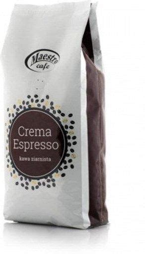 Kawa Maestro Crema Espresso Ziarnista Wie O Palona Kg Ceny I