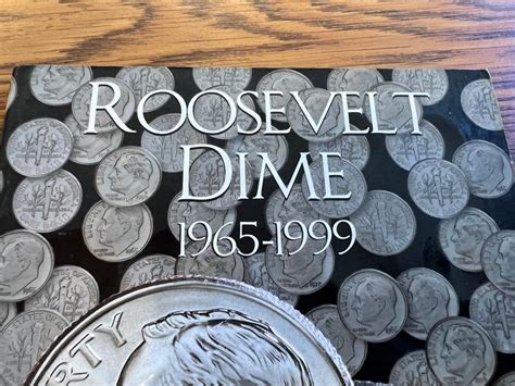 Lot - Roosevelt Dimes Collection Book 1965-1999