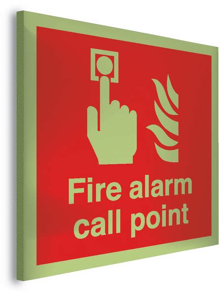 Xtra Glo Acrylic Fire Alarm Call Point Signs Seton