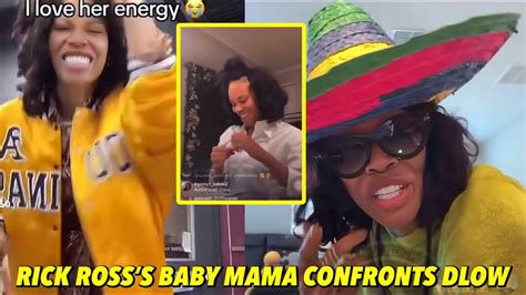 Rick Ross S Baby Mama Confronts Bossman Dlow Youtube