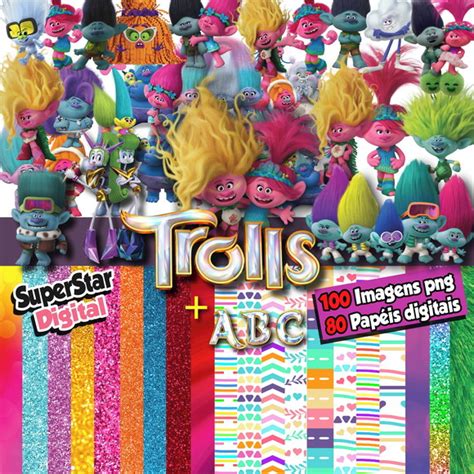 Kit Digital Trolls 3 Elo7 Produtos Especiais