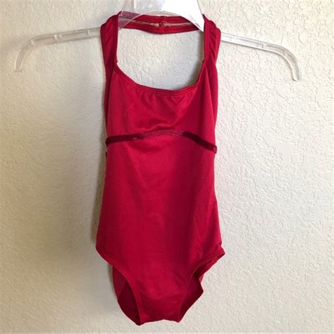 Natalie Dancewear Tops Natalie Dance Wear Halter Top Leotard Bodysuit Poshmark