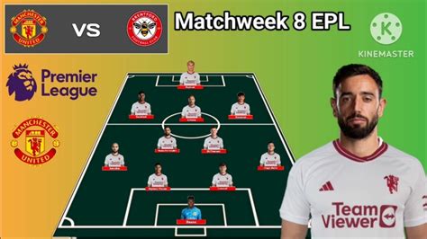 Manchester United Vs Brentford Potential Line Up Man United Matchweek