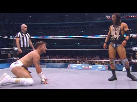 AEW ALL IN 2023 MJF Vs Adam Cole YouTube