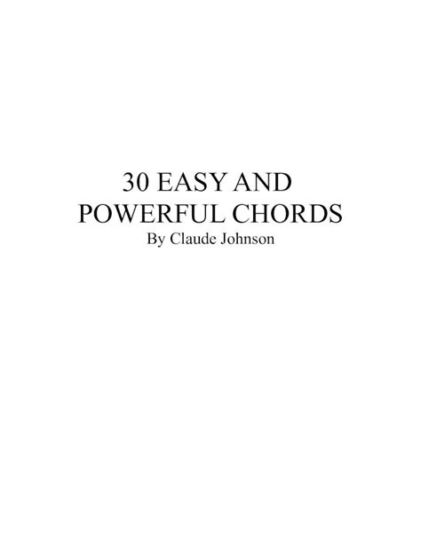 Pdf Easy And Powerful Chords Dokumen Tips